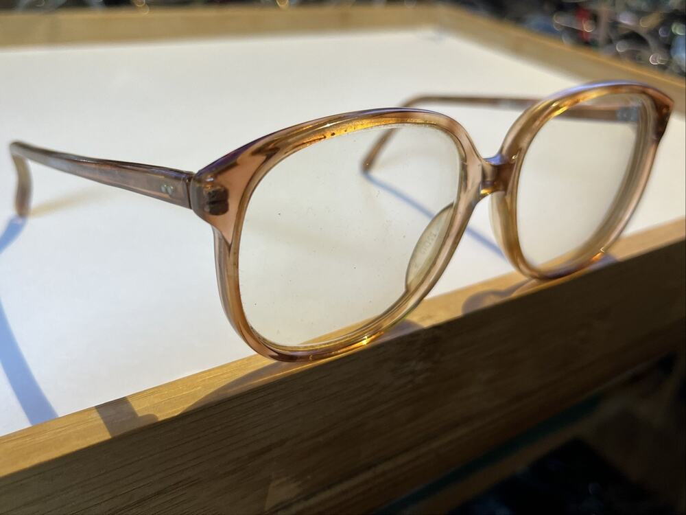 Vintage Foremost Eyeglasses 55-15-140 Made in USA Brown Tortoise Frames Only